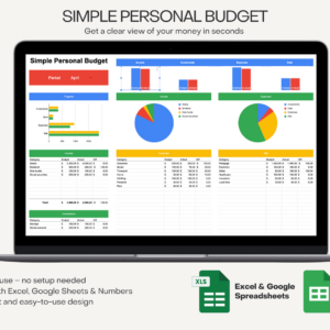 Simple Personal Budget English